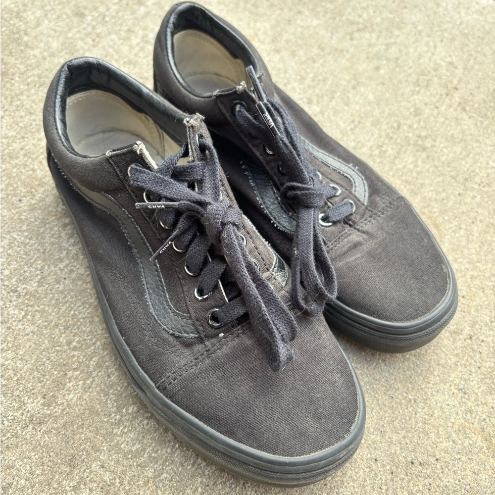 Vans Charcoal Canvas Sneakers